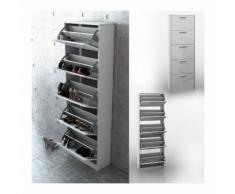 Scarpiera MESSICO Bianco Laccato 16950 x 590 x 220 mm - ZOOPET
