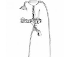 GRUPPO VASCA ESTERNO CON KIT DOCCIA BUGNATESE OXFORD 6300 | Cromo - BUGNATESE RUBINETTERIA