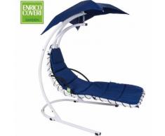 Dondolo da Giardino Sospeso Poltrona Sofa Relax Lounge Bed BLU Enrico Coveri