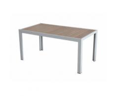 TAVOLO DA GIARDINO BAR ESTERNO CERVINIA ALLUMINIO E RESINA WOOD - GREENWOOD MOJA