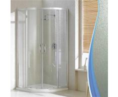 Box doccia semicircolare 80x80 CM H198 stampato C mod. Evolution - IDRALITE