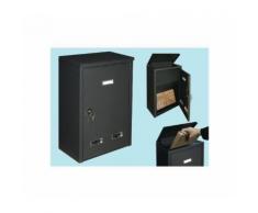Cassetta postale Paccobox Alubox portapacchi Grigio Ghisa cm.: L32xP21,5xH49 - RECASASHOP