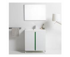 MOBILE BAGNO SELINA DA 60 CM BIANCO FORESTA CON PIEDINI - KIAMAMI VALENTINA