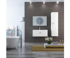 Mobile da Bagno 90cm White 2 Bianco Laccato - IDRALITE