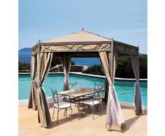 Gazebo con zanzariere esagonale modello Rapallo - BIZZOTTO HOMEMOTION