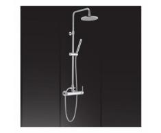 Colonna Doccia con soffione tondo 20 cm e asta telescopica Huber TRATTO