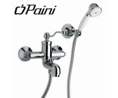 PAINI DUOMO GRUPPO VASCA ESTERNO CON DOCCIA DUPLEX | ottone antico - PAINI RUBINETTERIA