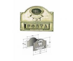 Alubox Buca Lettere Ottone Lucido con Citofono - STORE INGROSS