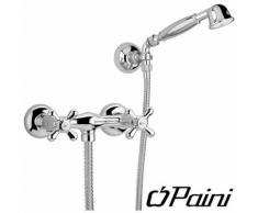 PAINI LIBERTY GRUPPO DOCCIA ESTERNO CON DUPLEX | rame antico - PAINI RUBINETTERIA