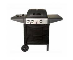 BARBECUE a GAS RETTANGOLARE 5W con ruote mod. PONCA2 PAPILLON 101X46X95HCM