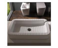 Lavabo da Appoggio Ceramica Globo Stone 72X39 SS024.BI