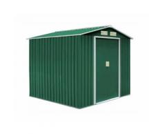 Casetta Cottage Box Giardino Metalgreen 2 Porte In Metallo 340X319X210Cm. L.340 - EAC