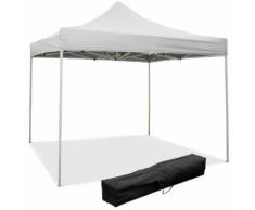 Evergreen Gazebo richiudibile 3x3mt automatico a fisarmonica con sacca bianco 9005