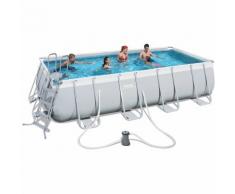 Bestway Piscina fuoriterra acciaio 488x274x122cm + pompa filtro scaletta 56481