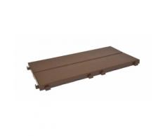 Piastrelle in Plastica con Finitura ad Effetto Legno 37,7 x 18,6 cm da Interno, Esterno e Giardino,