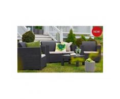 Set salottino Keter da giardino mod.COLORADO cappuccino resina con cuscini - SOSSIO CIMMINO