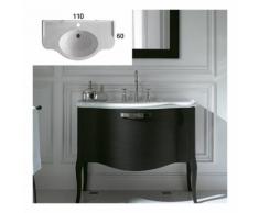 Lavabo sospeso 110x60 Ceramica Globo PAESTUM PA022.BI