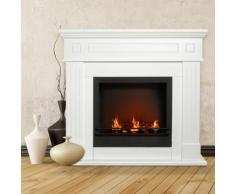 Divina Fire Biocamino in legno CAMBRIDGE BASIC Bianco