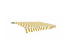 TENDA DA SOLE C/BRACCI BIANCO/GIALLO 2 95X2MT PAPILLON (CL. 2) (EX27051)