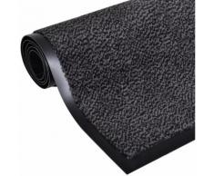 Zerbino antiscivolo rettangolare 150 x 90 cm Antracite - VIDAXL