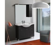 Mobile Arredo Bagno Da 105 Cm Modello Perla In Rovere Tasso