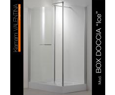Box Doccia 80x120 Modello Snow Con Piatto Doccia In Acrilico