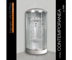Cabina Doccia Idromassaggio 90 Tonda Iride Con Sauna