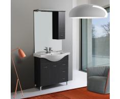 Mobile Arredo Bagno Da 85 Cm Modello Perla Rovere Tasso