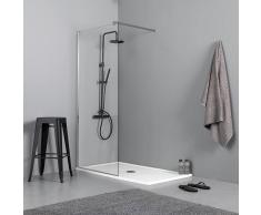 Box Doccia Walk In Con Parete Fissa Cm 100 In Cristallo