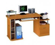 Scrivania per computer VARIAL MULTI, con porta tastiera/PC/CD, color faggio