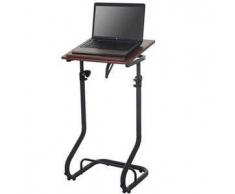 Tavolino / Leggio STAND PRO, altezza regolabile, con ripiano in legno color noce