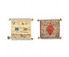Tappeto Gabbeh Persia confezione di 2 40x40 Tappeto Orientale, Quadrato