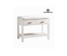 Panchina con cuscino e cassetti - Franklin Collezione by Craften Wood