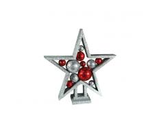 Stella di Natale Glitter con Palline