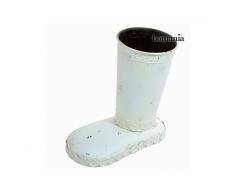 Portaombrelli stivale bianco - Art & Metal Collezione by Homania