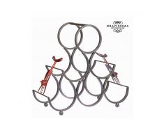 Portabottiglie 6 bottiglie - Art & Metal Collezione by Bravissima Kitchen