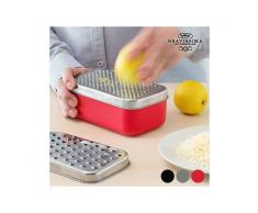 Grattugia con Contenitore 2 in 1 Bravissima Kitchen (4 pezzi)