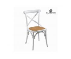 Sedia legno schienale a x by Craften Wood