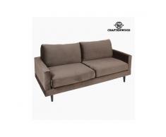 Ampio divano a 2 posti grigio cos by Craftenwood