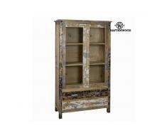 Vetrina 2 porte legno decap - Poetic Collezione by Craften Wood