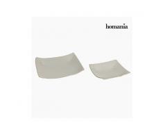 Vassoio svuota tasche inciso grigio by Homania
