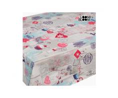 Tovaglia natalizia blu by Loom In Bloom