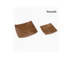Vassoio svuota tasche marrone by Homania