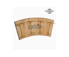 Portabottiglie da parete di legno by Bravissima Kitchen