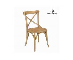 Sedia legno schienale a x by Craften Wood