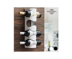 Portabottiglie da Vino in Metallo Bravissima Kitchen