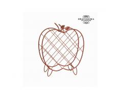 Portabottiglie di metallo mela by Bravissima Kitchen