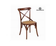 Sedia legno schienale a x by Craften Wood