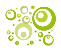 Eurographics DS-DT2061 - Adesivi murali Lime Green Bubbles, 50 x 70 cm