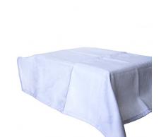 Excelsa Jacquard Tovaglia Rettangolare, Tessuto, Bianco, 140 x 180 cm